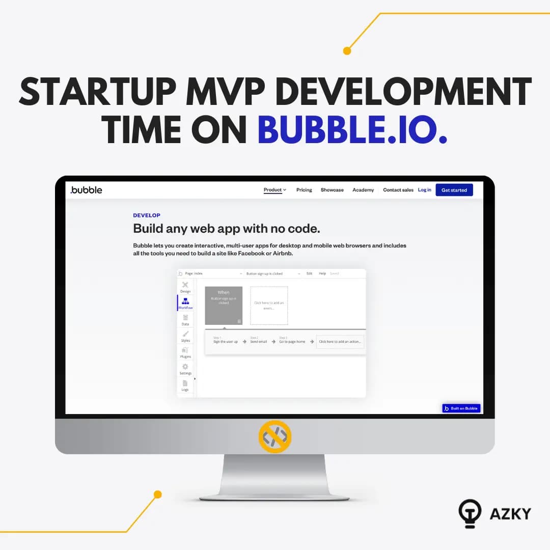 Startup MVP development time on Bubble.io